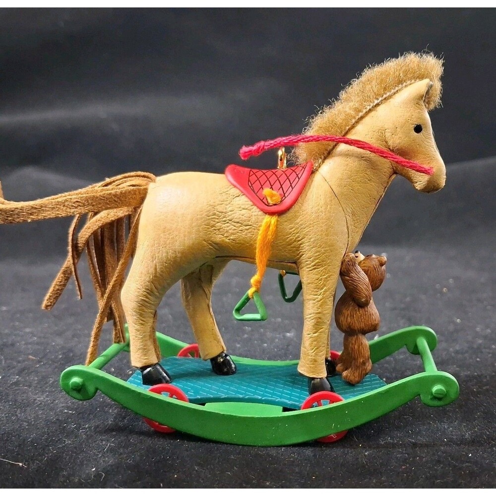 A Pony for Christmas Hallmark Ornament 2004 Club Exclusive Repaint New In Box